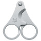 Fox márkájú rozsdamentes acél szivarvágó olló - Kétujjas - Nabucco