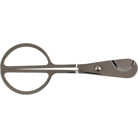 Szivarvágó olló 14,5 cm hosszú - króm színű