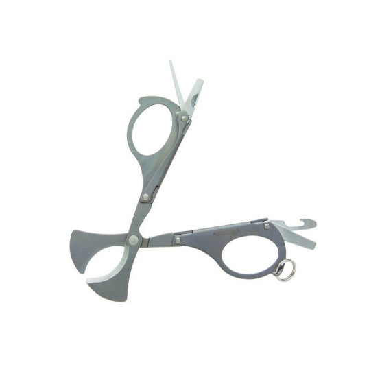 Xikar MTX Multi-Tool Bead Blast, nemesacél szivar vágó olló, praktikus szivaros kiegészítőkkel - szürke