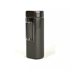 Xikar Meridian Gunmetal Soft Flame szivaros öngyújtó nagy méretű szivarokhoz is - sötét szürke