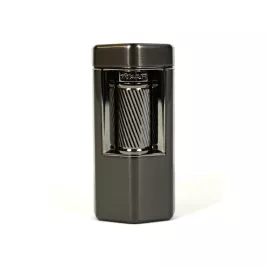 Xikar Meridian Gunmetal Soft Flame szivaros öngyújtó nagy méretű szivarokhoz is - sötét szürke