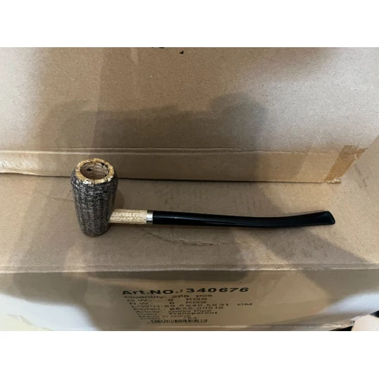 Missouri Meerschaum Wizard Cobbit Corn Cob kukorica pipa hosszú hajlított szárral, filter nélkül - OUTLET - Outlet pipák és pipázási kellékek