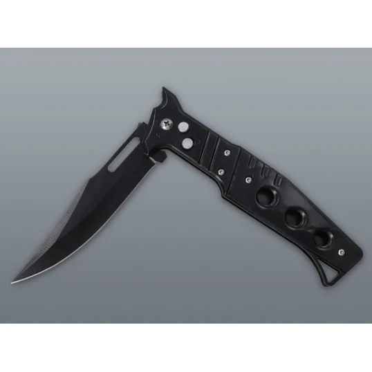 Fekete rugós zsebkés – 24 cm