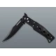 Fekete rugós zsebkés – 24 cm