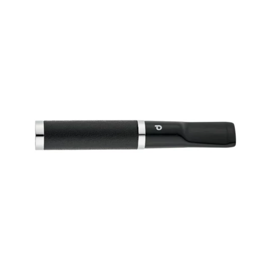 Denicotea cigaretta szipka fekete bőr borítással, slim adapterrel – 69 mm