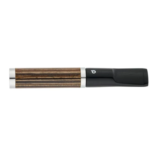 Denicotea cigaretta szipka barna csíkos mintával, slim adapterrel – 69 mm
