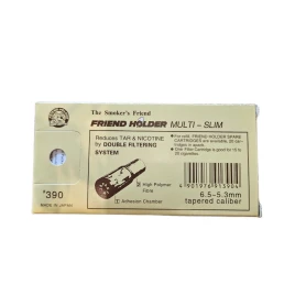 Friend Holder MULTI-SLIM cigarettaszipka arany/fekete + 6 db szűrőbetét