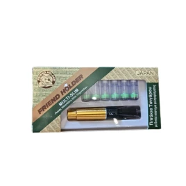 Friend Holder MULTI-SLIM cigarettaszipka arany/fekete + 6 db szűrőbetét