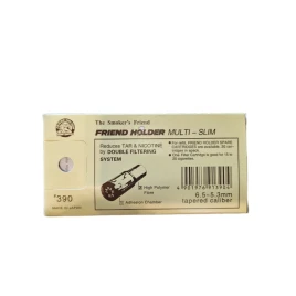 Friend Holder MULTI-SLIM cigarettaszipka ezüst/fekete + 6 db szűrőbetét
