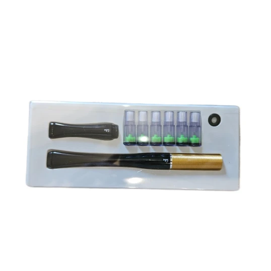 Friend Holder MAXI cigarettaszipka fekete/arany + 6 db szűrőbetét