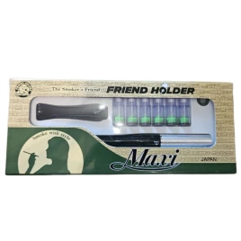 Friend Holder MAXI cigarettaszipka fekete/ezüst + 6 db szűrőbetét
