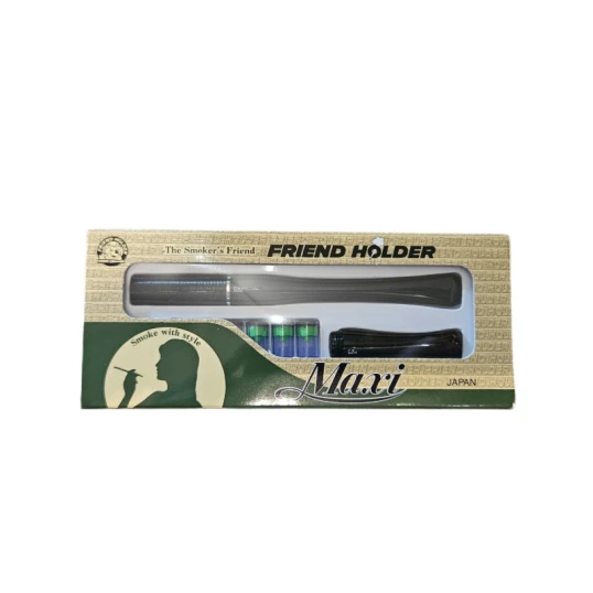 Friend Holder MAXI cigarettaszipka fekete + 6 db szűrőbetét