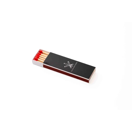 Cigar Brothers gyufa – elegáns, hosszú szálú gyufaszálak pipához és szivarhoz - 10 cm - egész doboz