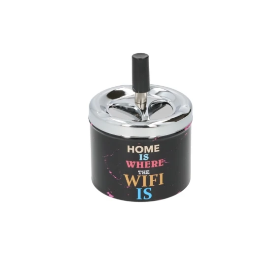 Angelo pörgős vihar hamutartó - Home is where the Wifi is - Nemzeti Dohányboltok és szivar szaküzletek számára