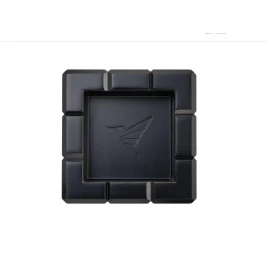 Colibri Heritage Cube Charcoal szivar hamutartó - Fekete színű