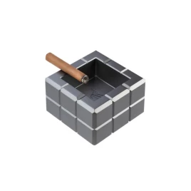 Colibri Heritage Cube Charcoal szivar hamutartó - Piros színű