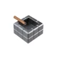 Colibri Heritage Cube Charcoal szivar hamutartó - Fekete színű