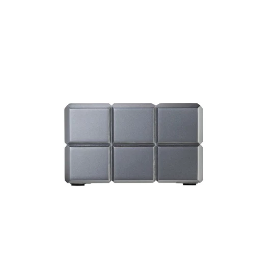 Colibri Heritage Cube Charcoal szivar hamutartó - Fekete színű