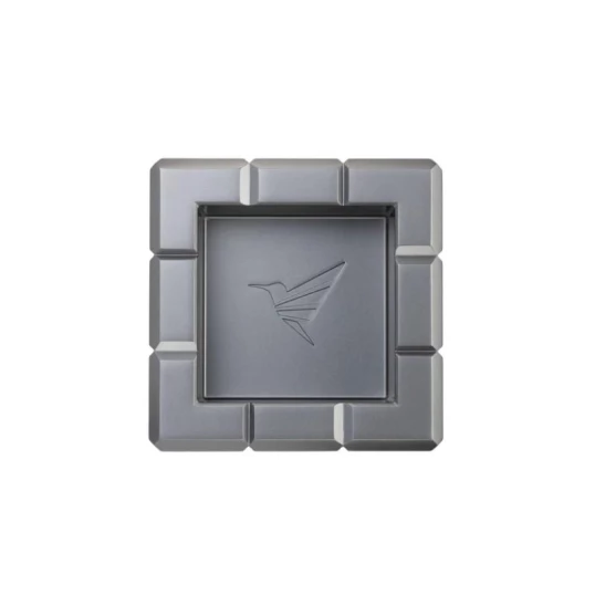 Colibri Heritage Cube Charcoal szivar hamutartó - Szürke színű