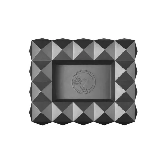 Colibri Quasar Gunmetal, nagy méretü szivar hamuzó 6 szivar számára - sötétszürke