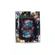 S.T. Dupont szivar hamutál Skull & Flowers mintával, 2 szál szivar számára- fekete