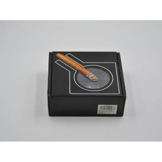 Üveg szivar hamutál, négyzet alakú - HumidorShop