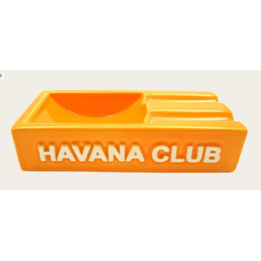 Havana Club Secundo Yellow kerámia szivarhamuzó 2 szivar részére - Havana Club Egoista szivarhamuzók