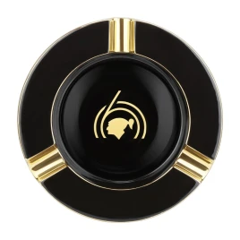 S.T. Dupont Cohiba 60th Anniversary XL porcelán szivar hamutartó – fekete, 3 szivar részére