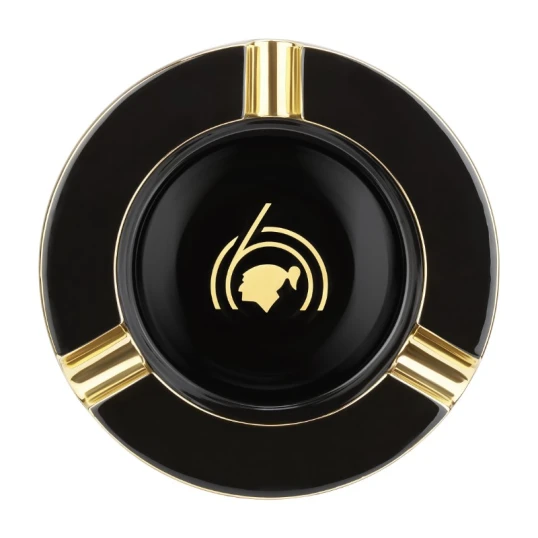 S.T. Dupont Cohiba 60th Anniversary XL porcelán szivar hamutartó – fekete, 3 szivar részére - S.T. Dupont kiegészítők