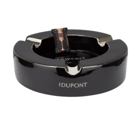 S.T. Dupont XL szivar hamutartó - fekete, ezüst színű