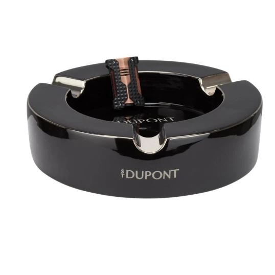 S.T. Dupont XL szivar hamutartó - fekete, ezüst színű