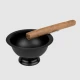 Eredeti Stinky Cigar nemesacél szivar hamutál 1 szivar számára-matt fekete - HumidorShop