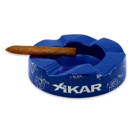 Xikar Wave mintás kerámia szivar hamutartó 6 szivar - kék