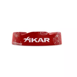 Xikar Wave mintás kerámia szivar hamutartó 6 szivar - piros