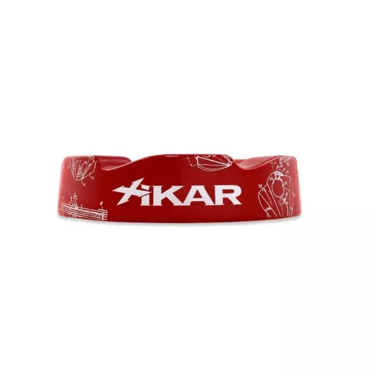 Xikar Wave mintás kerámia szivar hamutartó 6 szivar - piros