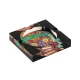 Humidor Supreme kristály szivar hamutál – 4 szivar részére, színes koponya mintával - Hamuzó