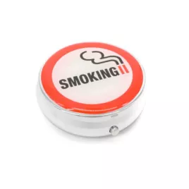 Kör alakú zsebhamutál - smoking felirattal
