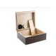 Faro humidor 30-40 szál szivar részére, cédrusfa belső, párásítóval, hygrométerrel, diófa színű