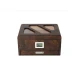 Elegáns szivar doboz 35-40 szál szivar, cédrusfa humidor külső digitális hygrométer és párosítóval + szivaros szett - Humidor 20-40 szál szivarnak