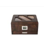 Elegáns szivar doboz 35-40 szál szivar, cédrusfa humidor külső digitális hygrométer és párosítóval + szivaros szett 