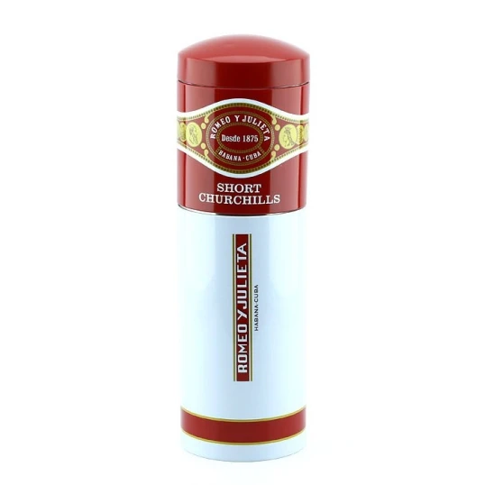 Romeo y Julieta alumínium szivar tároló doboz - henger alakú - Humidor 5-20 szál szivarnak