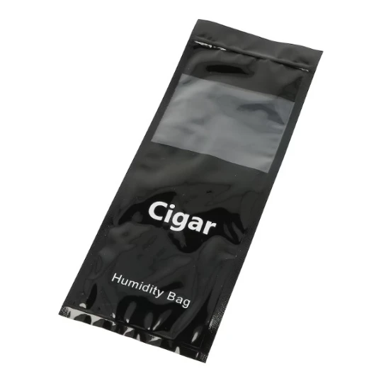 CIGAR humidor párásító tasak 3 szál szivarhoz – 24 × 9 cm