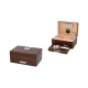 Angelo szivaros humidor szett – 5–10 szivar, vágóval, fúróval és hamutállal  