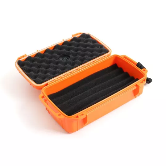 Firebird közepes méretű utazó humidor 10 szál szivar részére - narancs
