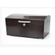 Angelo carbon borítású humidor, magasfényű kivitelben, párásítóval és hygrométerrel – akár 100–120 db Corona méretű szivar tárolására - OUTLET-2