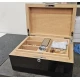 Angelo carbon borítású humidor, magasfényű kivitelben, párásítóval és hygrométerrel – akár 100–120 db Corona méretű szivar tárolására - OUTLET-2