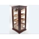 Gasztro humidor üveges szivarszekrény 150 szál szivar részére – barna - Humidor 80-150 szál szivarnak