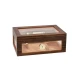 Adorini Treviso Grande Deluxe humidor ébenfa borítással – körbe üveges szivartároló 100 szál szivarhoz - Humidor 80-150 szál szivarnak