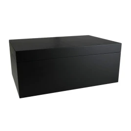 Adorini Torino Grande Deluxe humidor – fekete, nagy méretű szivardoboz, 125 szál szivar részére