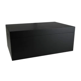 Adorini Torino Grande Deluxe humidor – fekete, nagy méretű szivardoboz, 125 szál szivar részére